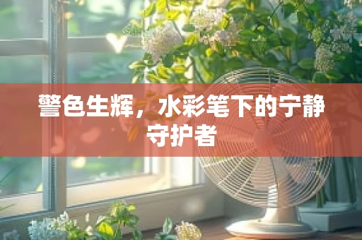 警色生辉，水彩笔下的宁静守护者