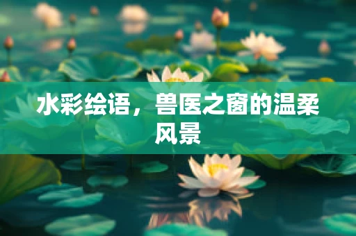 水彩绘语，兽医之窗的温柔风景