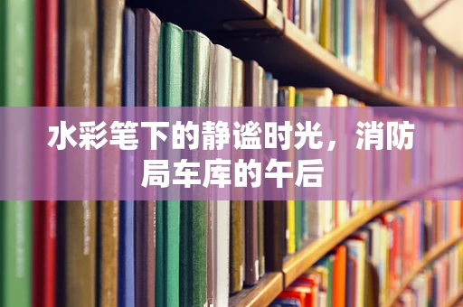 水彩笔下的静谧时光，消防局车库的午后