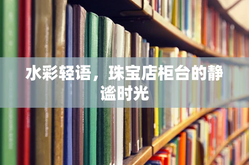 水彩轻语，珠宝店柜台的静谧时光
