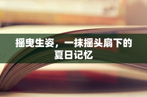摇曳生姿，一抹摇头扇下的夏日记忆