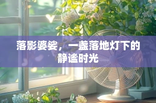 落影婆娑，一盏落地灯下的静谧时光