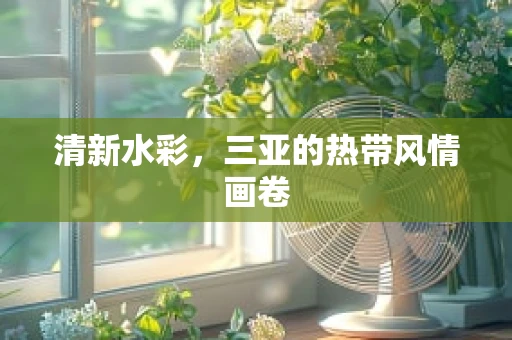 清新水彩，三亚的热带风情画卷