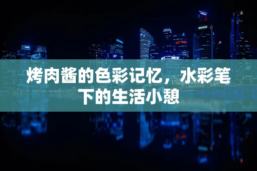 烤肉酱的色彩记忆，水彩笔下的生活小憩