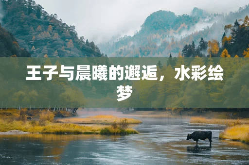 王子与晨曦的邂逅，水彩绘梦