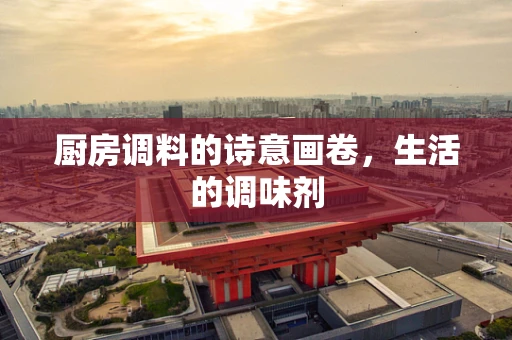 厨房调料的诗意画卷，生活的调味剂