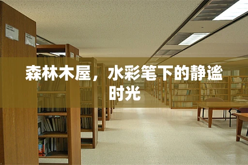 森林木屋，水彩笔下的静谧时光