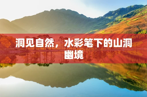 洞见自然，水彩笔下的山洞幽境