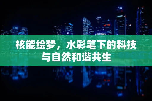 核能绘梦，水彩笔下的科技与自然和谐共生
