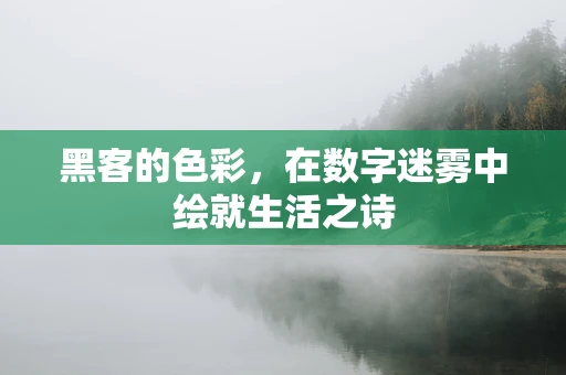 黑客的色彩，在数字迷雾中绘就生活之诗