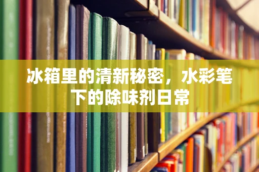 冰箱里的清新秘密，水彩笔下的除味剂日常