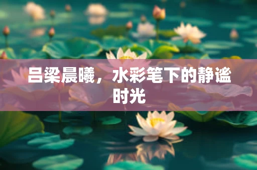 吕梁晨曦，水彩笔下的静谧时光
