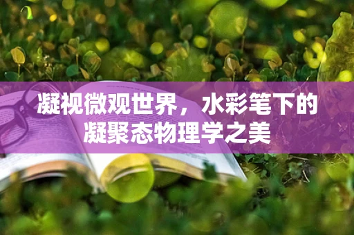 凝视微观世界，水彩笔下的凝聚态物理学之美