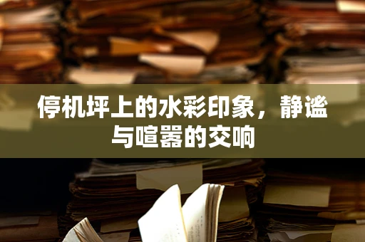 停机坪上的水彩印象，静谧与喧嚣的交响