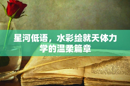 星河低语，水彩绘就天体力学的温柔篇章