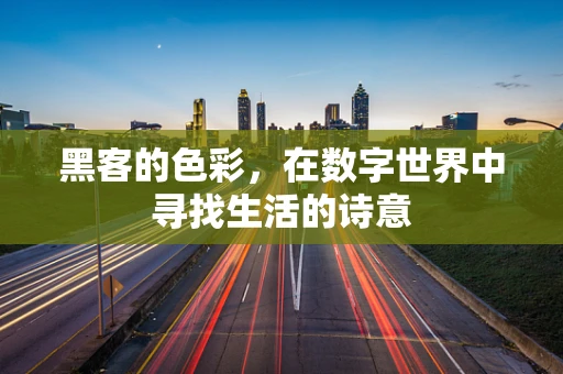 黑客的色彩，在数字世界中寻找生活的诗意