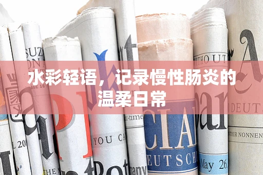 水彩轻语，记录慢性肠炎的温柔日常