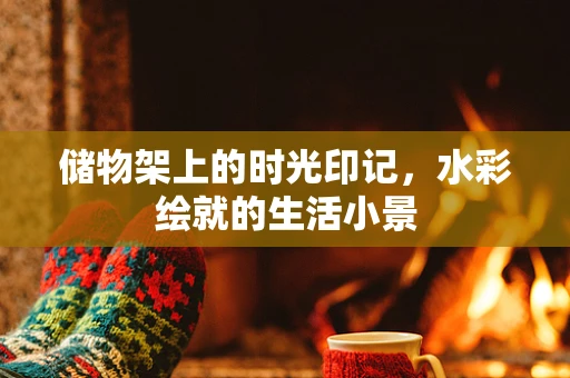 储物架上的时光印记，水彩绘就的生活小景