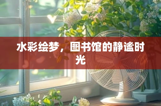 水彩绘梦，图书馆的静谧时光