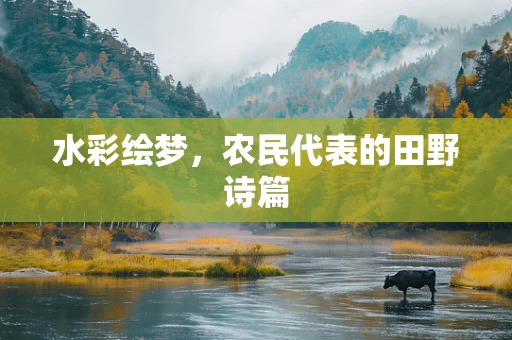 水彩绘梦，农民代表的田野诗篇