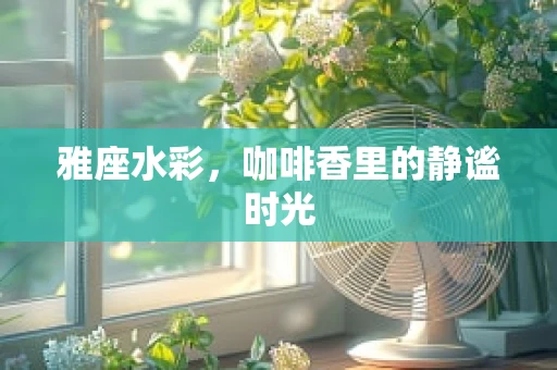雅座水彩，咖啡香里的静谧时光