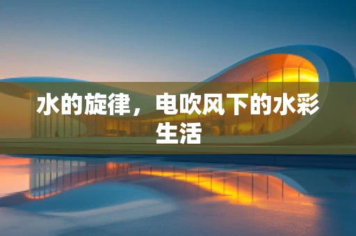 水的旋律，电吹风下的水彩生活