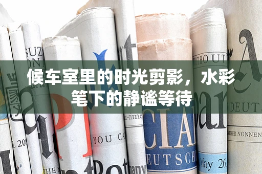 候车室里的时光剪影，水彩笔下的静谧等待