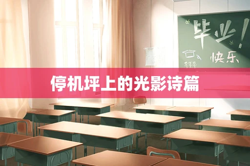 停机坪上的光影诗篇