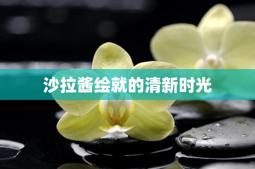 沙拉酱绘就的清新时光