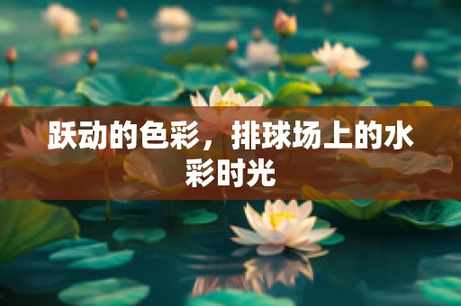 跃动的色彩，排球场上的水彩时光