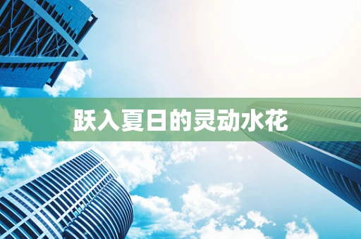 跃入夏日的灵动水花