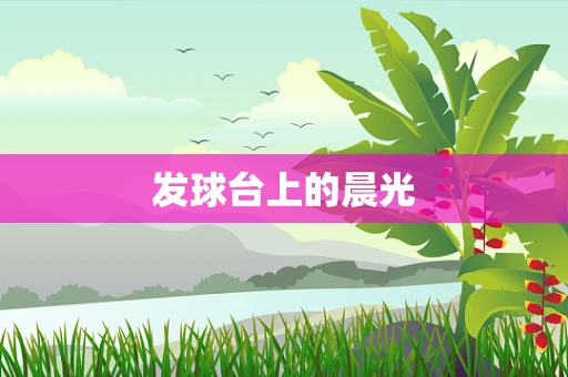 发球台上的晨光