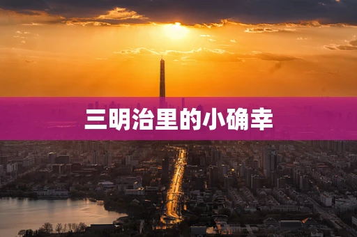 三明治里的小确幸
