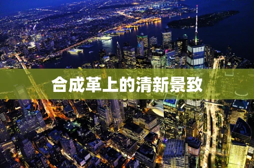 合成革上的清新景致