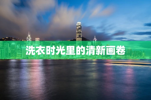 洗衣时光里的清新画卷
