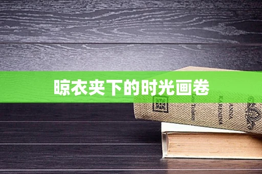 晾衣夹下的时光画卷