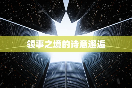 领事之境的诗意邂逅