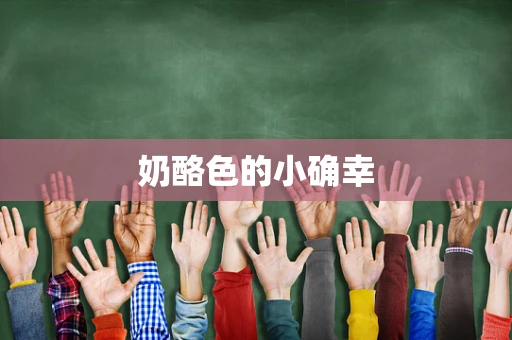 奶酪色的小确幸