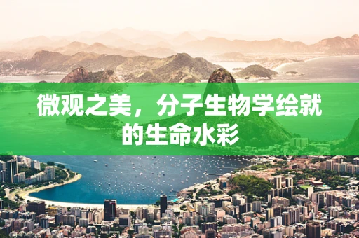 微观之美，分子生物学绘就的生命水彩
