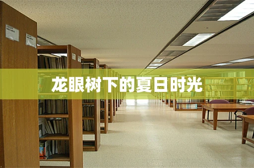 龙眼树下的夏日时光