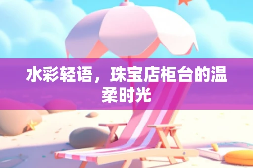 水彩轻语，珠宝店柜台的温柔时光