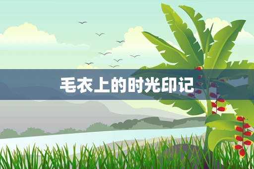 毛衣上的时光印记