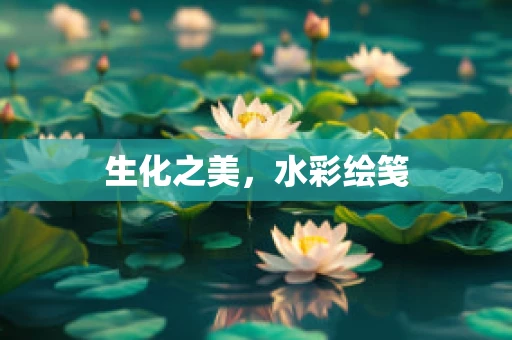 生化之美，水彩绘笺