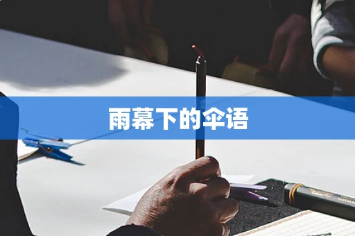 雨幕下的伞语