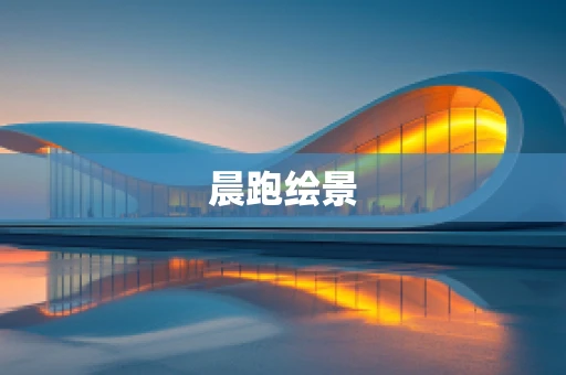 晨跑绘景