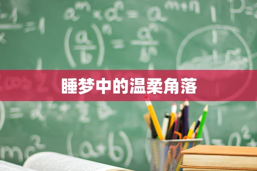睡梦中的温柔角落