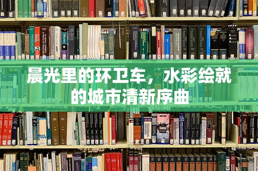 晨光里的环卫车，水彩绘就的城市清新序曲