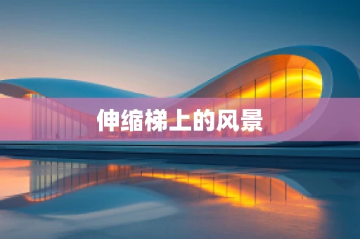 伸缩梯上的风景