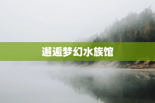 邂逅梦幻水族馆