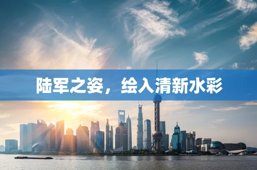 陆军之姿，绘入清新水彩